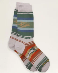 BEACH STRIPE CREW SOCKS