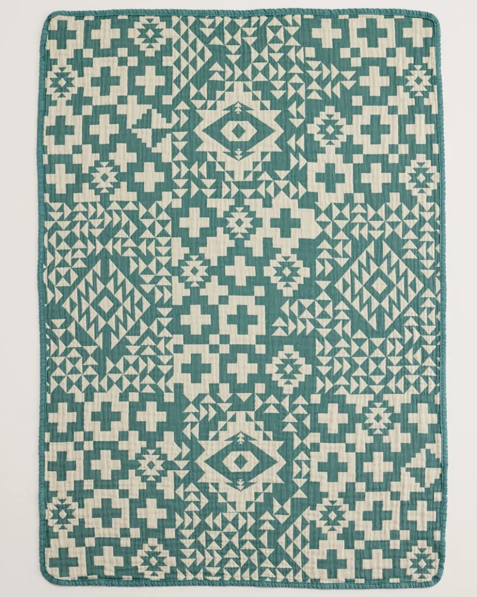 BLUE RIDGE ORGANIC COTTON BABY BLANKET