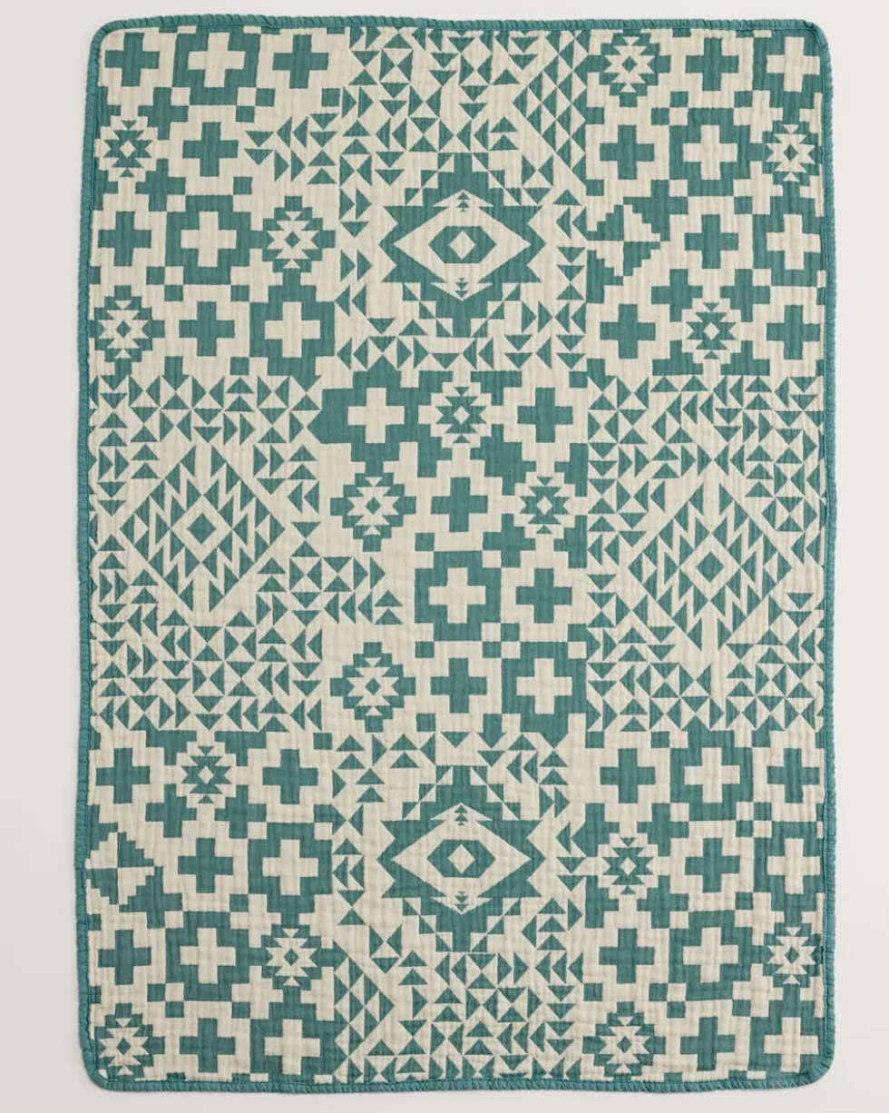 BLUE RIDGE ORGANIC COTTON BABY BLANKET