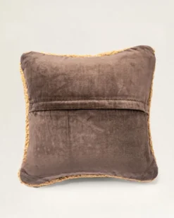 BUFFALO HOOKED SQUARE PILLOW