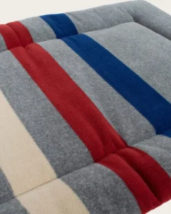 CABIN STRIPE PET BED - COMFORT CUSHION
