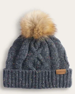 CABLE KNIT BEANIE
