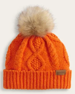 CABLE KNIT BEANIE
