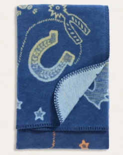COSMIC RODEO ORGANIC COTTON BABY BLANKET