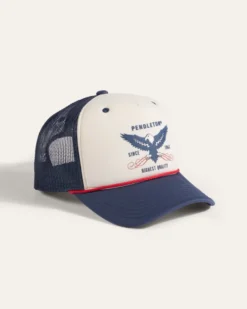 EAGLE FIVE PANEL TRUCKER HAT
