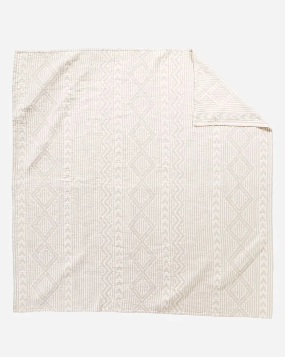 GANADO COTTON MATELASSE COVERLET