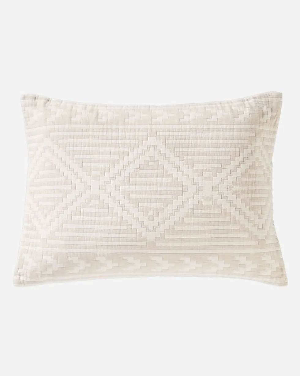 GANADO COTTON MATELASSE SHAM