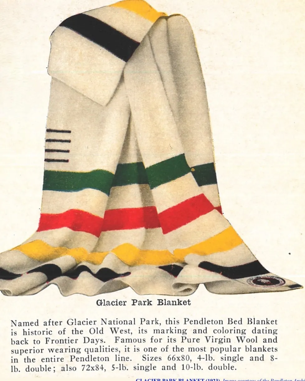 GLACIER NATIONAL PARK BLANKET