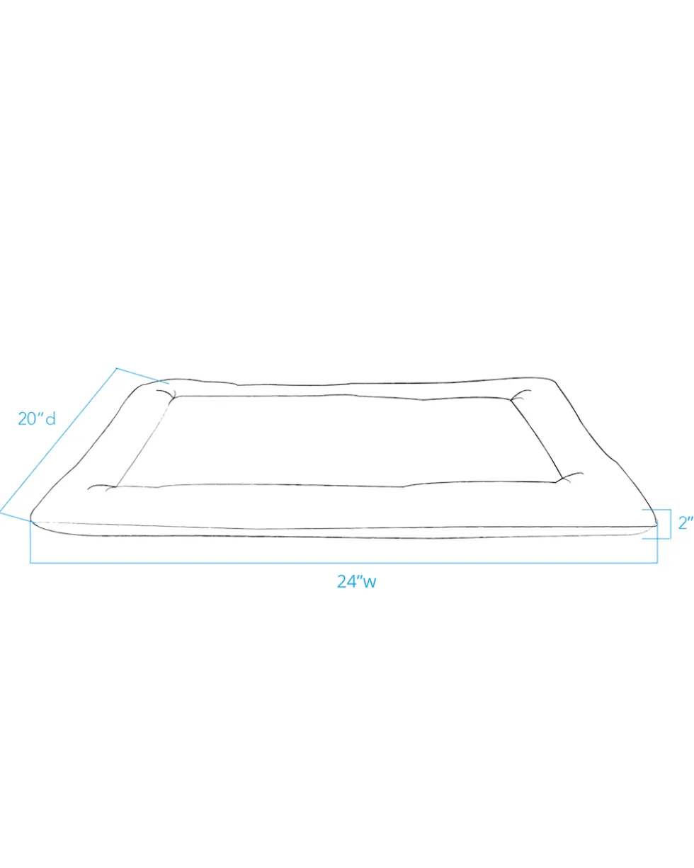 GLACIER NATIONAL PARK PET BED - COMFORT CUSHION