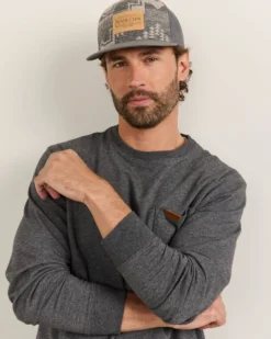 HARDING WOOL SIX PANEL TRUCKER HAT