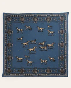 HERD OF HORSES SILK SCARF