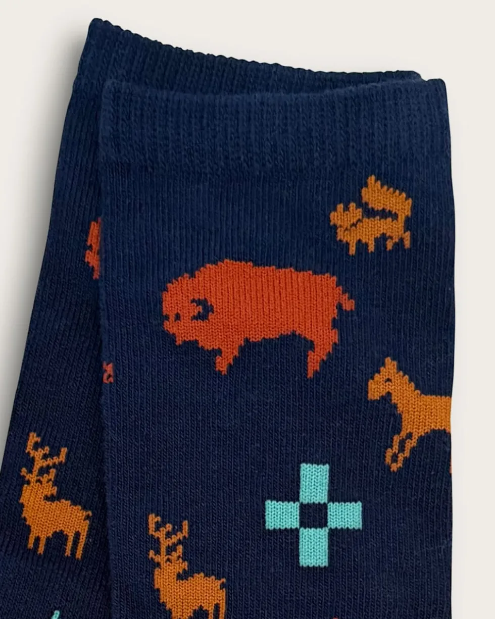 KIDS 2-PACK CRITTER CREW SOCKS