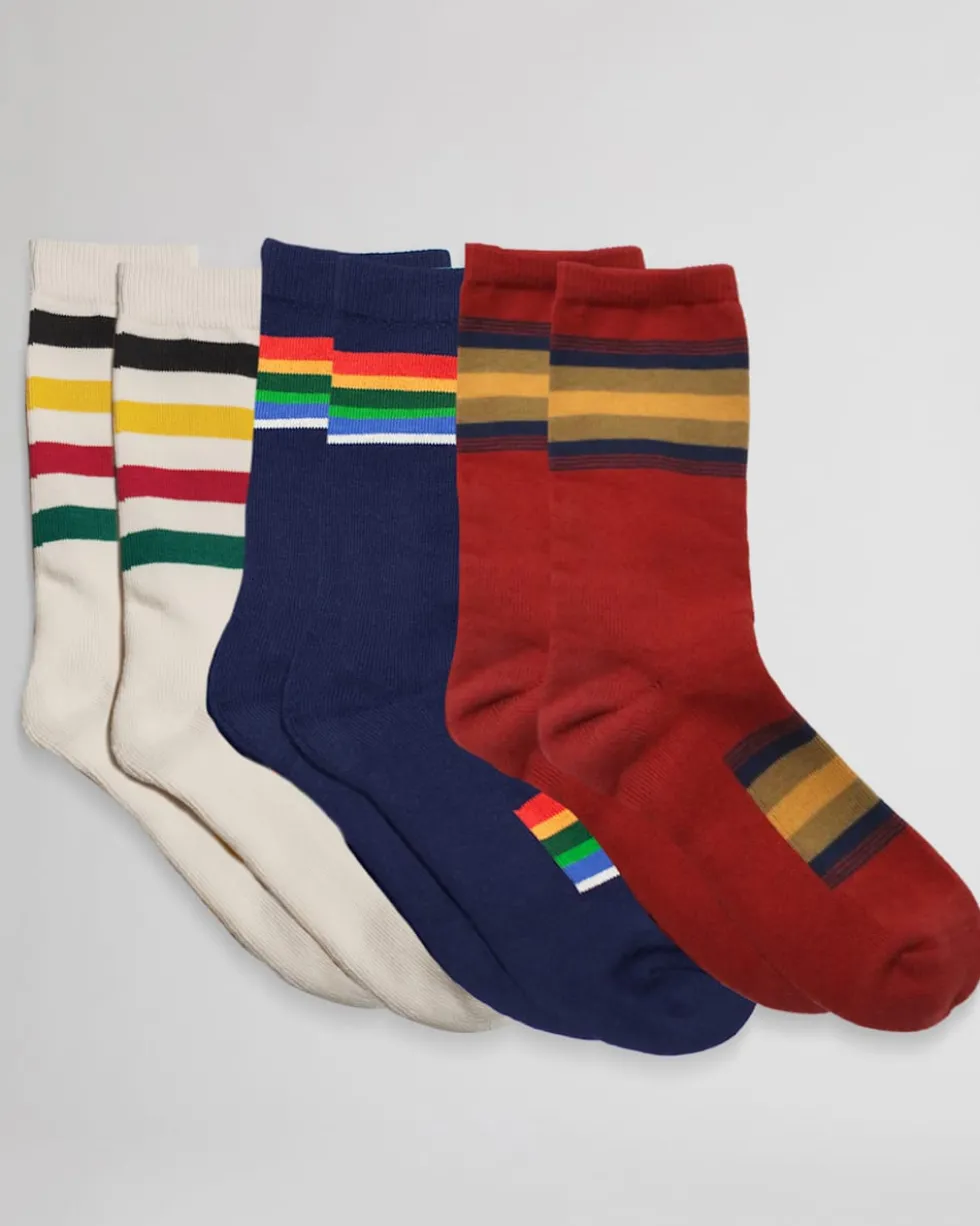 KIDS' 3-PACK NATIONAL PARK SOCKS GIFT BOX