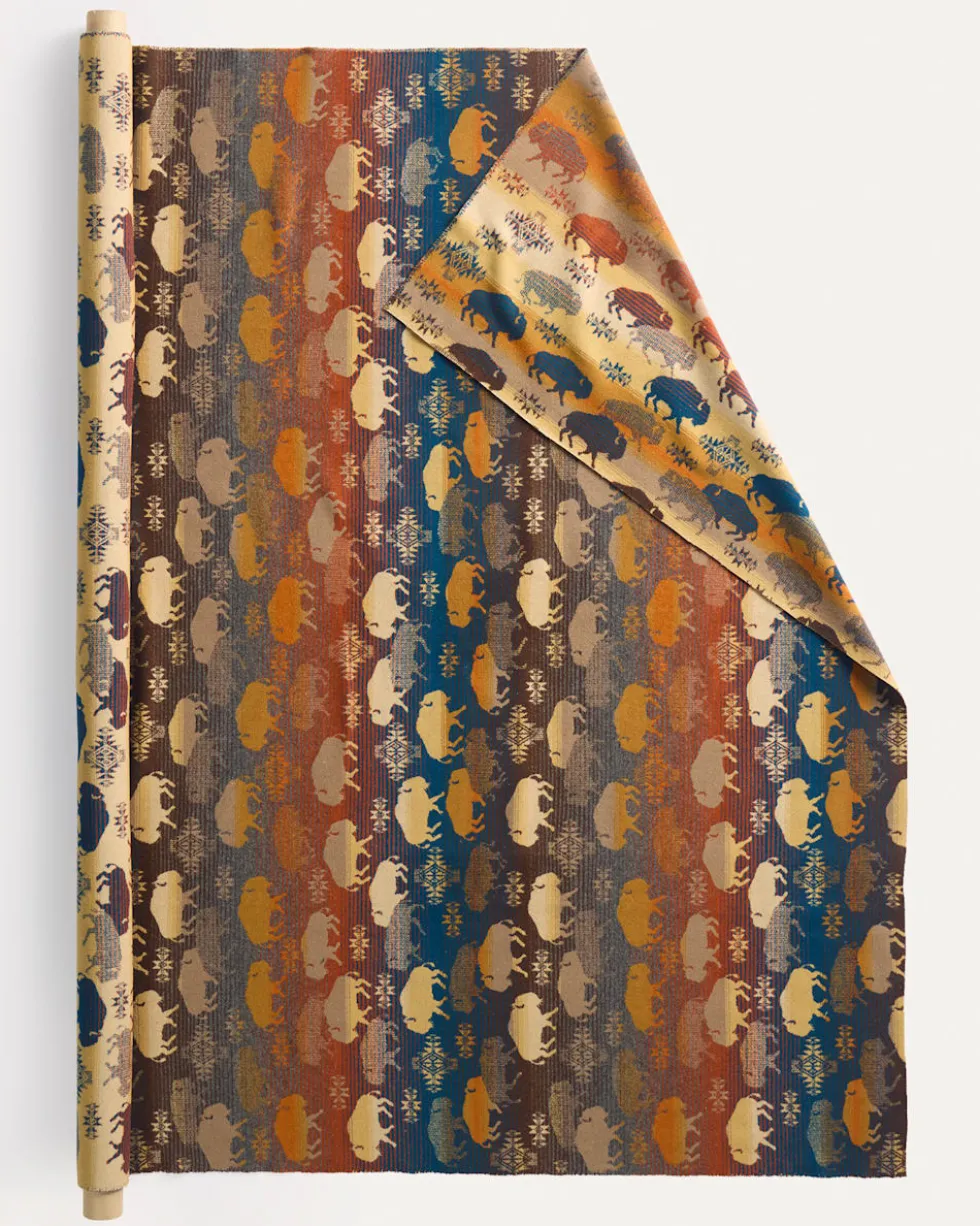 LAND OF THE BUFFALO HEAVYWEIGHT JACQUARD FABRIC