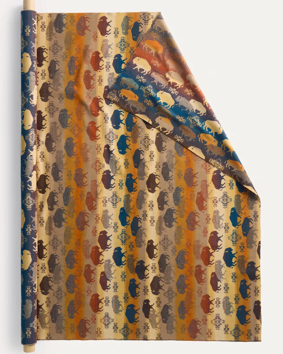 LAND OF THE BUFFALO HEAVYWEIGHT JACQUARD FABRIC