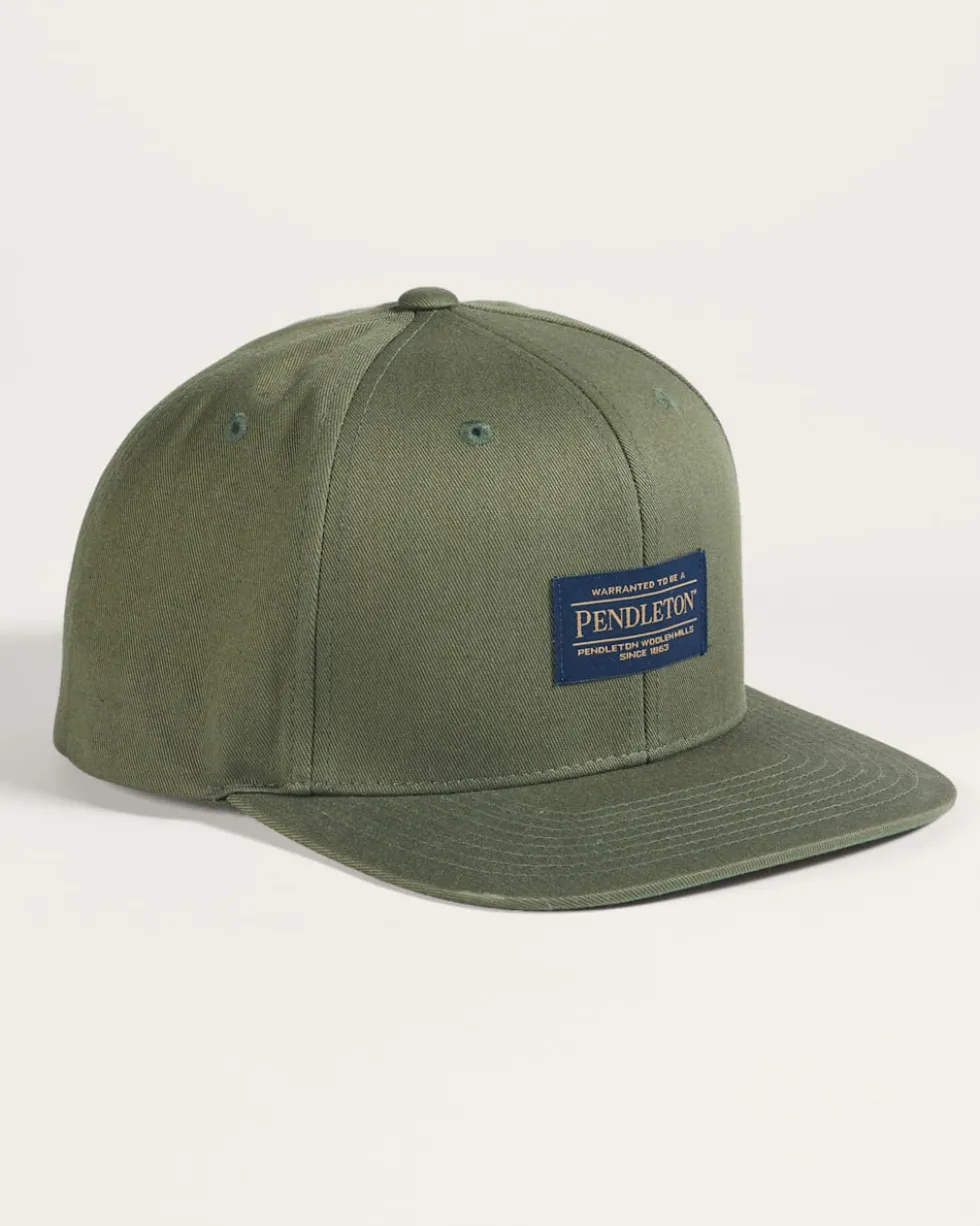 LOGO FLAT BRIM HAT