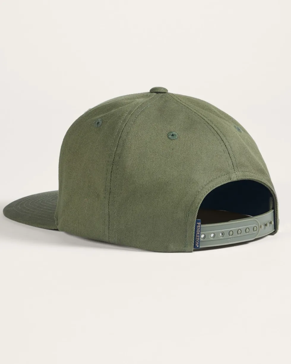 LOGO FLAT BRIM HAT