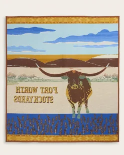 LONGHORN BLUEBELLS THROW