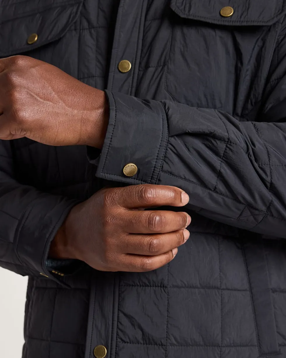 MEN'S ARROYO CRINKLE QUILTED SHIRT JACKET