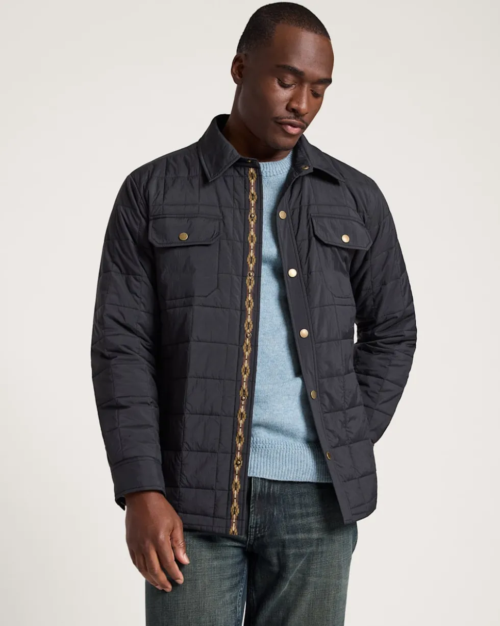 MEN'S ARROYO CRINKLE QUILTED SHIRT JACKET