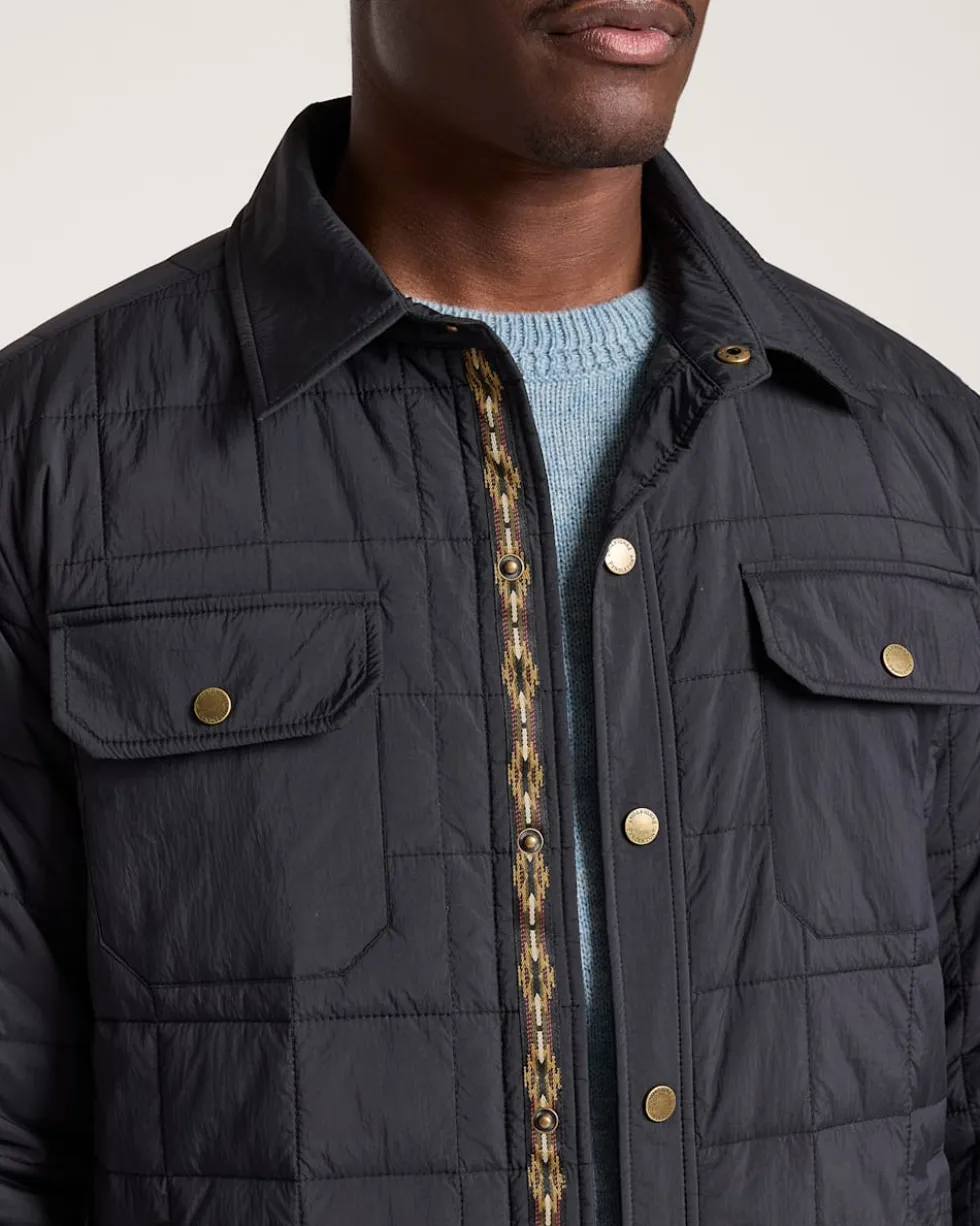 MEN'S ARROYO CRINKLE QUILTED SHIRT JACKET