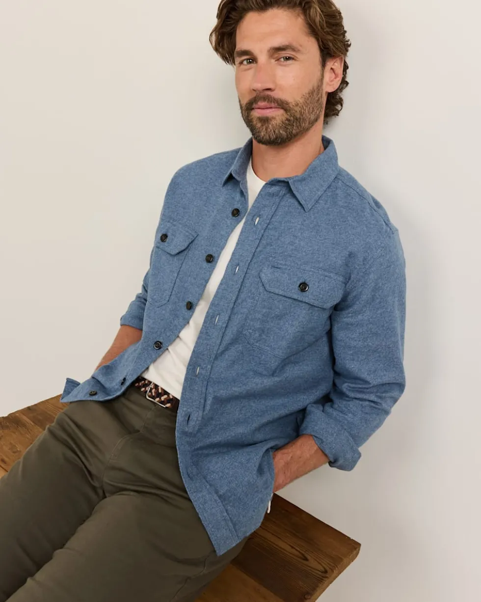 MEN'S BURNSIDE DOUBLEBRUSHED FLANNEL SHIRT