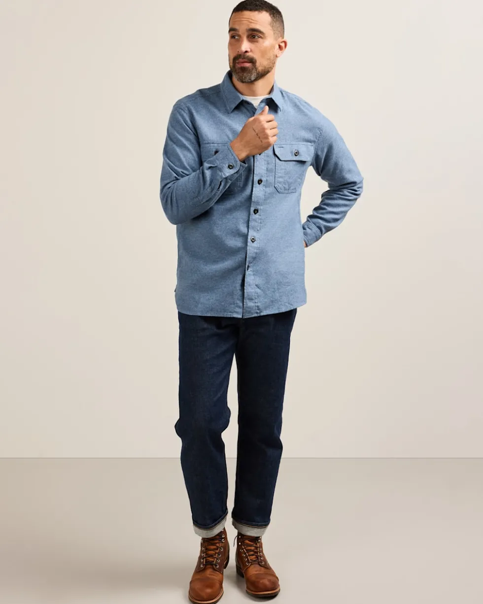 MEN'S BURNSIDE DOUBLEBRUSHED FLANNEL SHIRT