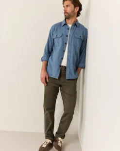 MEN'S BURNSIDE DOUBLEBRUSHED FLANNEL SHIRT