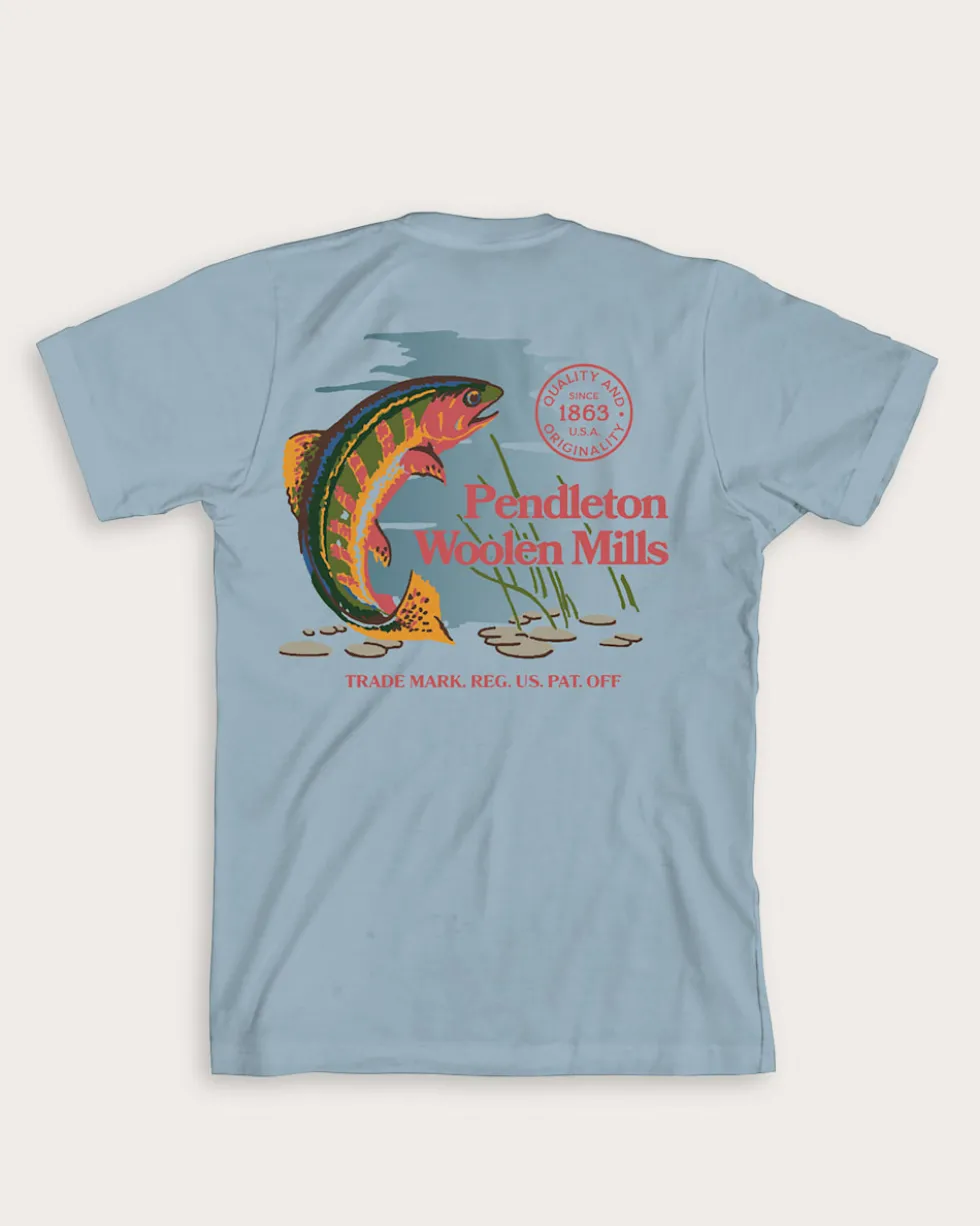 MEN'S FRESHWATER FISHING GRAPHIC TEE