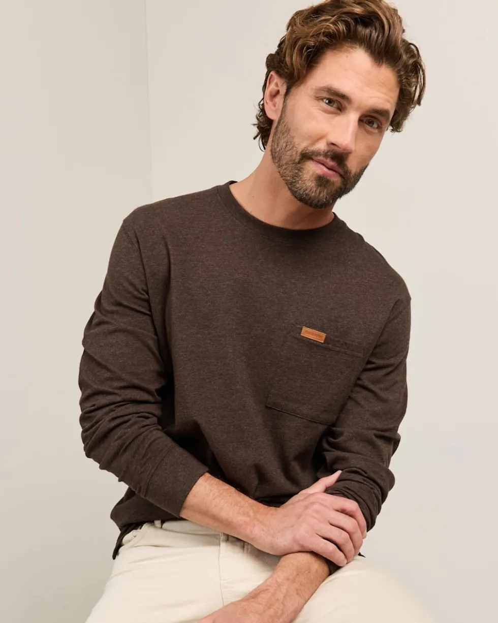 MEN'S LONG-SLEEVE DESCHUTES POCKET TEE