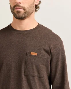 MEN'S LONG-SLEEVE DESCHUTES POCKET TEE