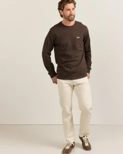 MEN'S LONG-SLEEVE DESCHUTES POCKET TEE