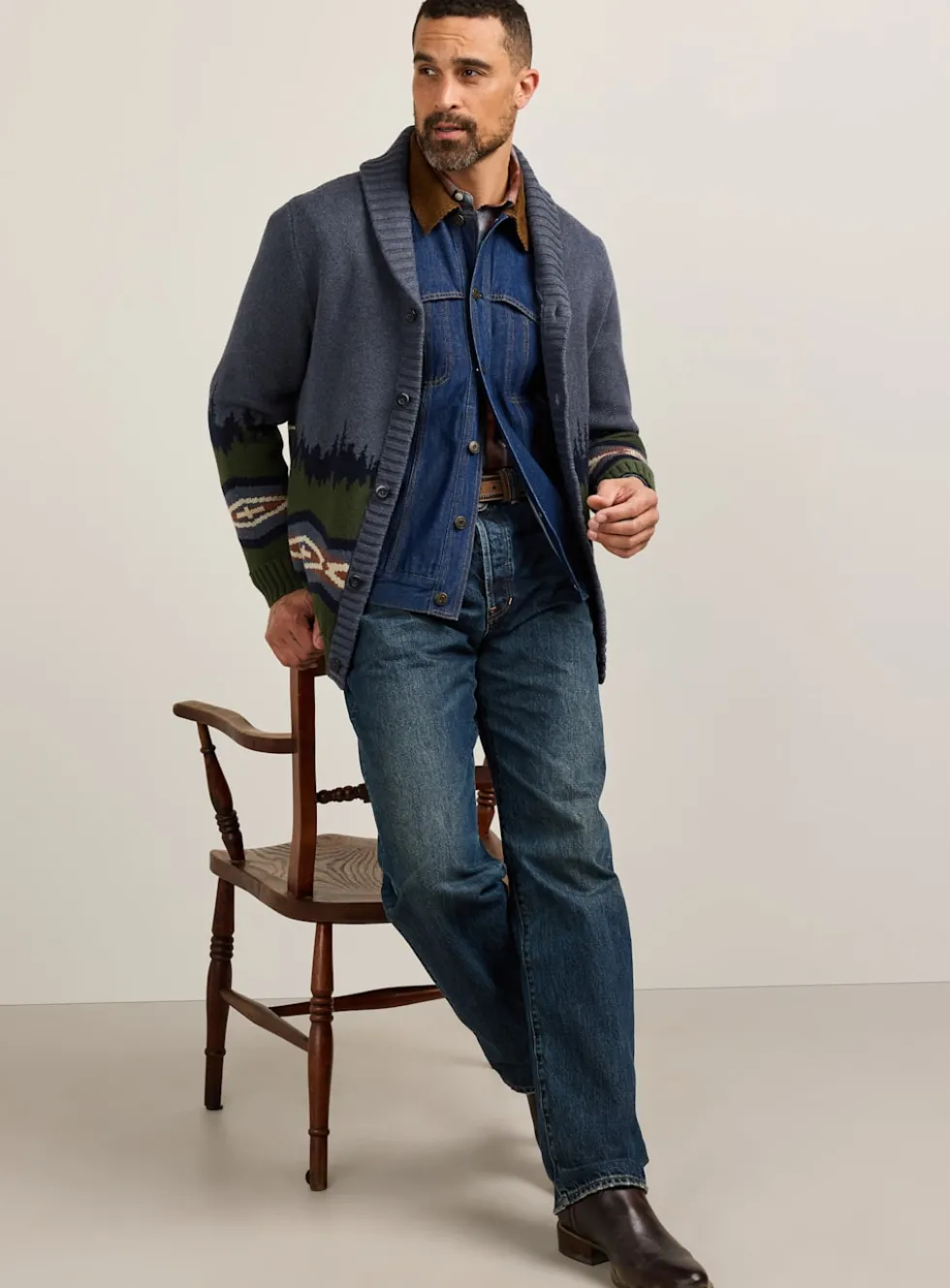 MEN'S MOUNTAIN COTTON CARDIGAN