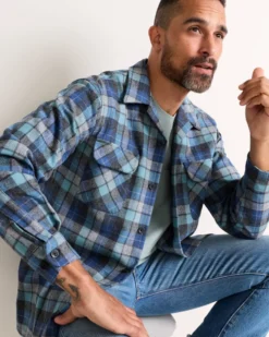 MEN'S PLAID BOARD SHIRT