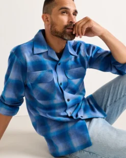 MEN'S PLAID BOARD SHIRT