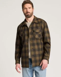 MEN'S PLAID BOARD SHIRT