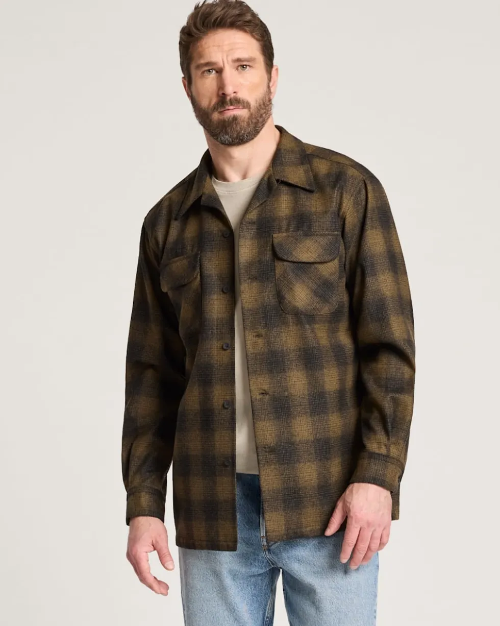 MEN'S PLAID BOARD SHIRT