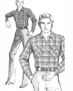 MEN'S PLAID BOARD SHIRT