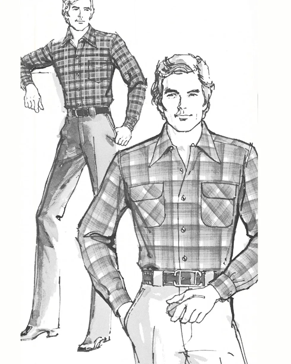 MEN'S PLAID BOARD SHIRT