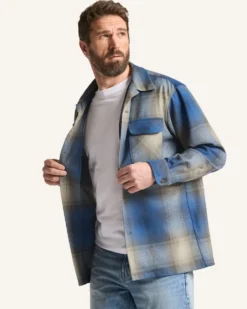 MEN'S PLAID BOARD SHIRT