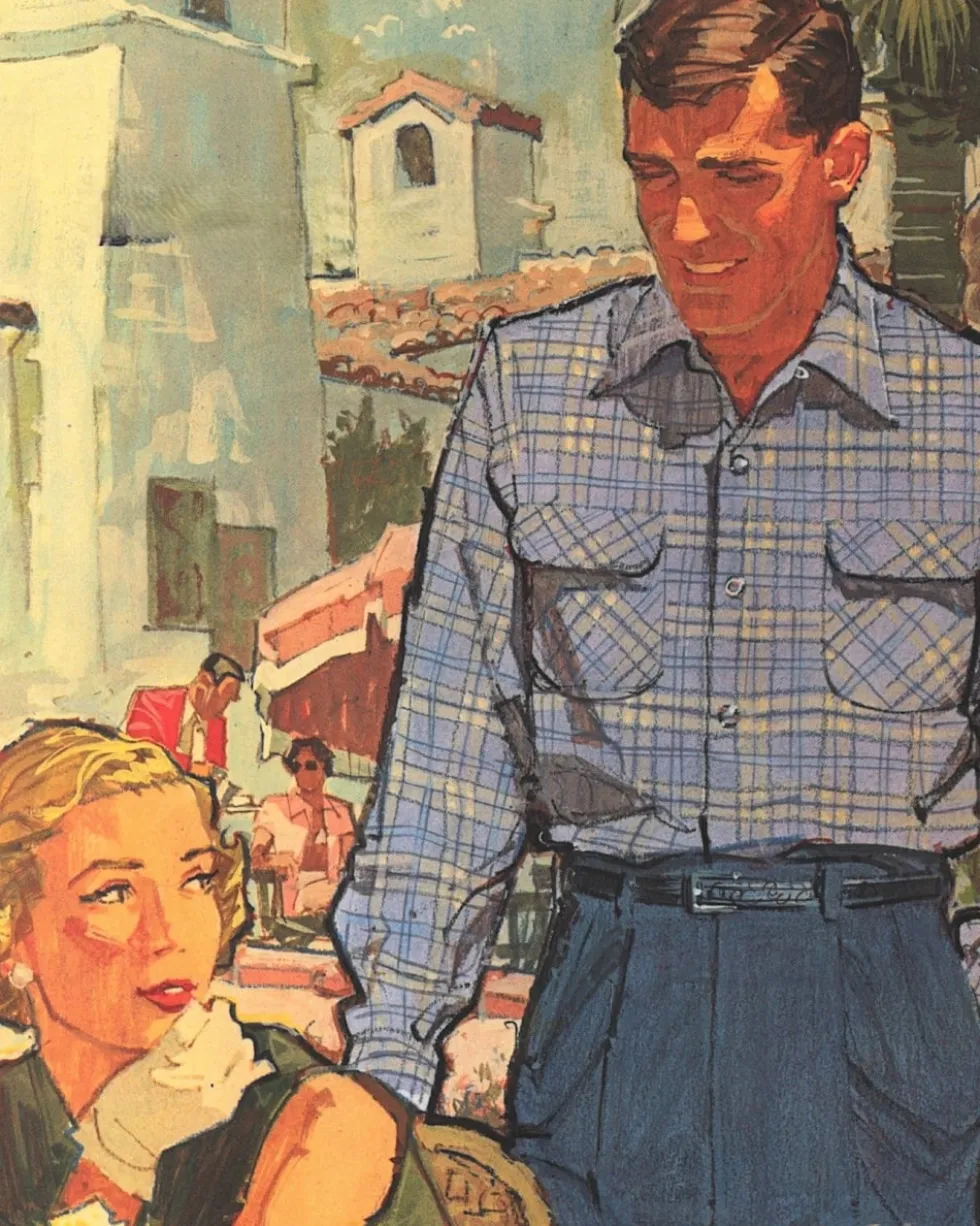 MEN'S PLAID BOARD SHIRT