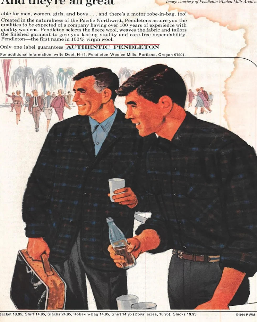 MEN'S PLAID BOARD SHIRT
