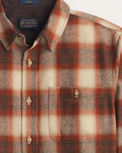 MEN'S PLAID ELBOW-PATCH TRAIL SHIRT