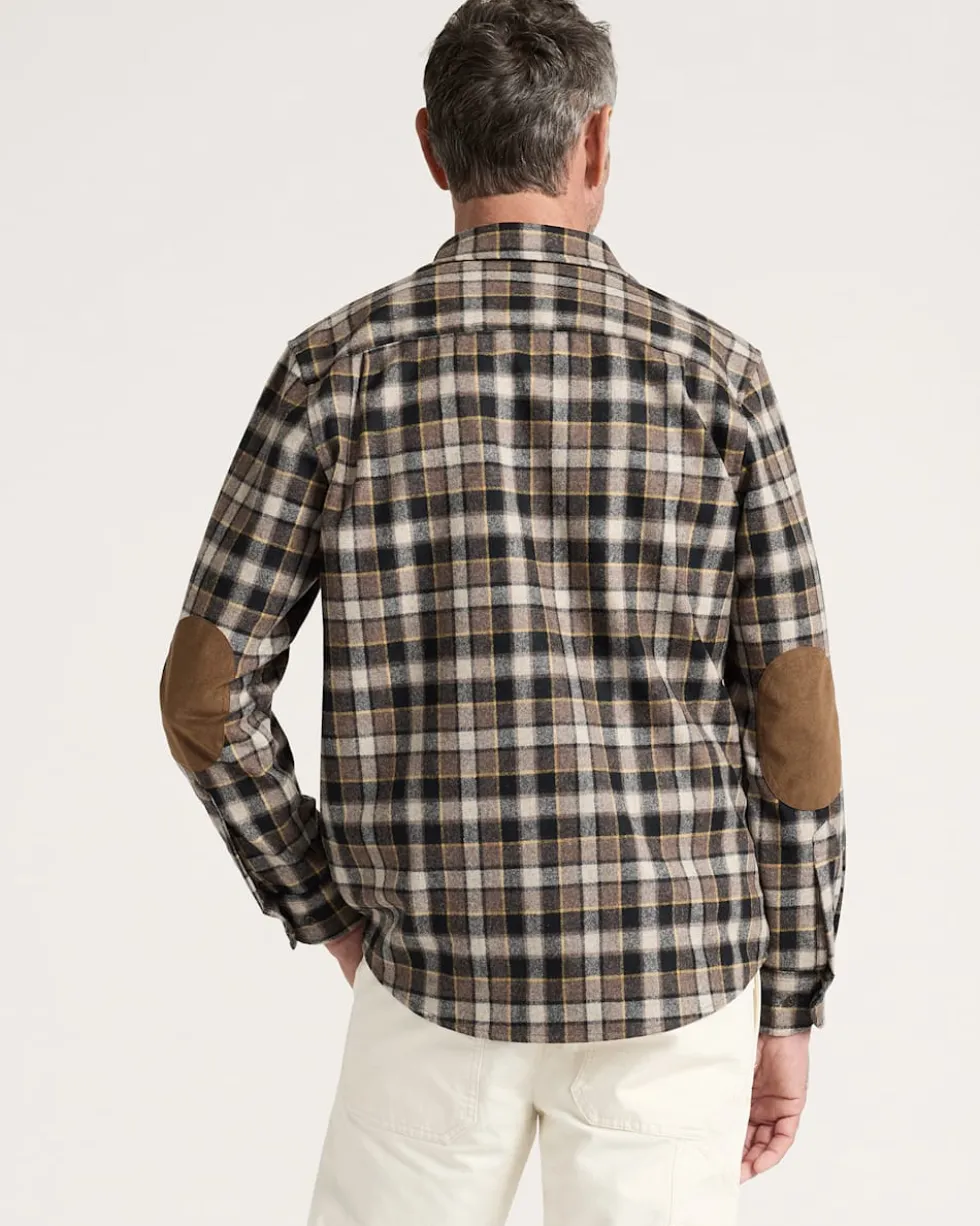 MEN'S PLAID ELBOW-PATCH TRAIL SHIRT
