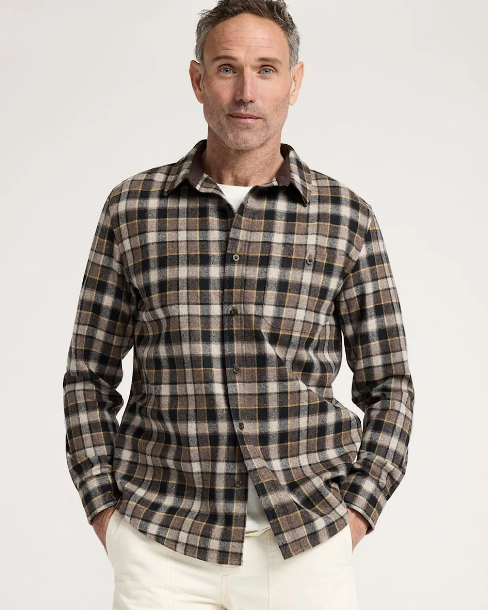 MEN'S PLAID ELBOW-PATCH TRAIL SHIRT