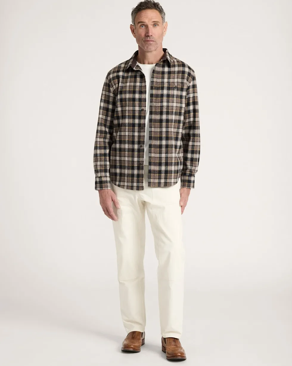 MEN'S PLAID ELBOW-PATCH TRAIL SHIRT