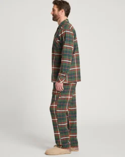 MEN'S PLAID FLANNEL PAJAMA SET