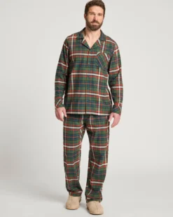 MEN'S PLAID FLANNEL PAJAMA SET