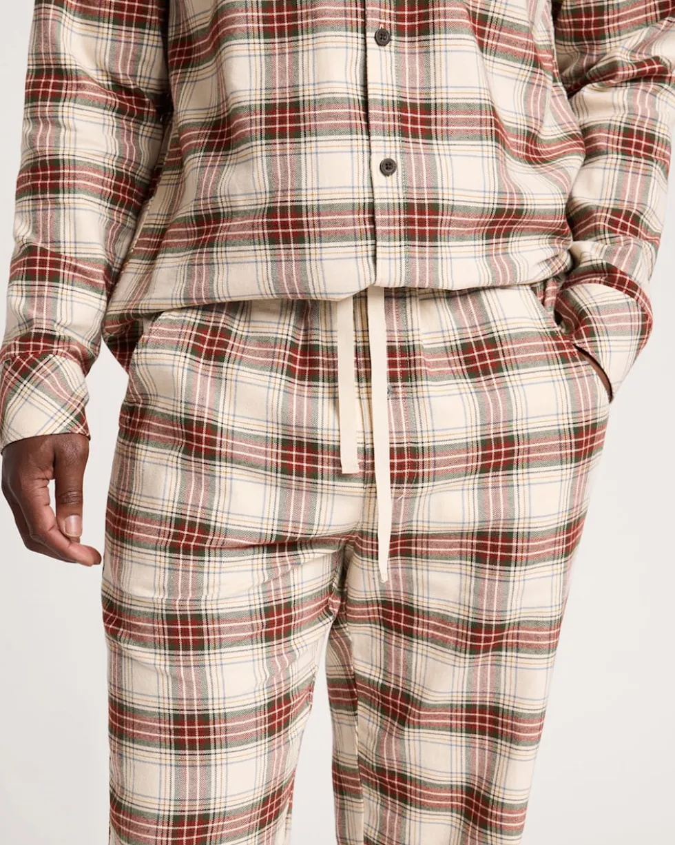 MEN'S PLAID FLANNEL PAJAMA SET