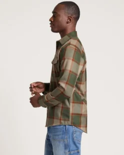 MEN'S PLAID HARRISON MERINO SHIRT